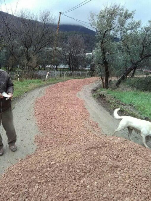  Turan Köyü ova yolu  çalışması