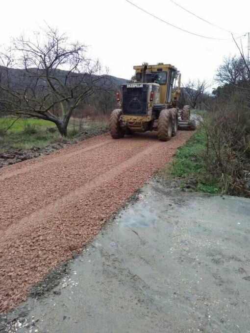  Turan Köyü ova yolu  çalışması