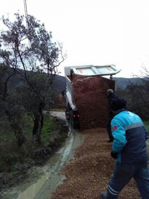  Turan Köyü ova yolu  çalışması