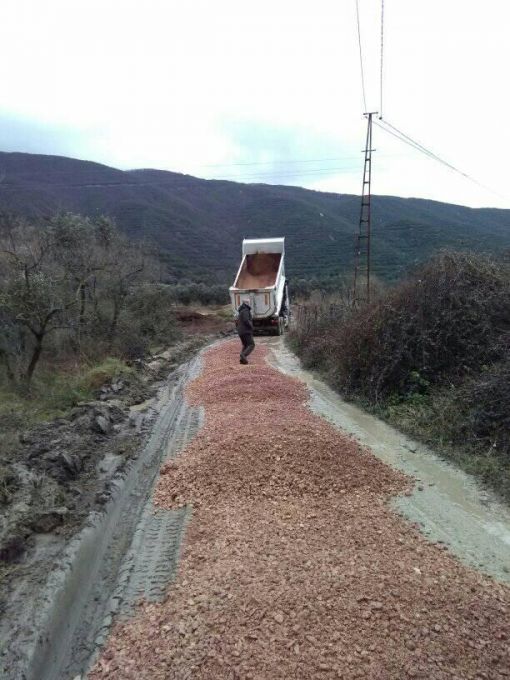  Turan Köyü ova yolu  çalışması