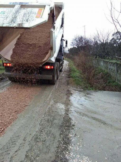  Turan Köyü ova yolu  çalışması