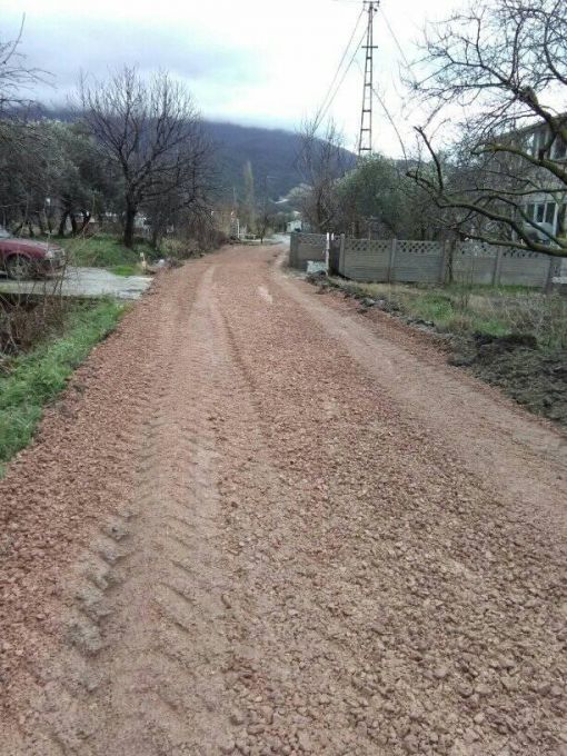  Turan Köyü ova yolu  çalışması