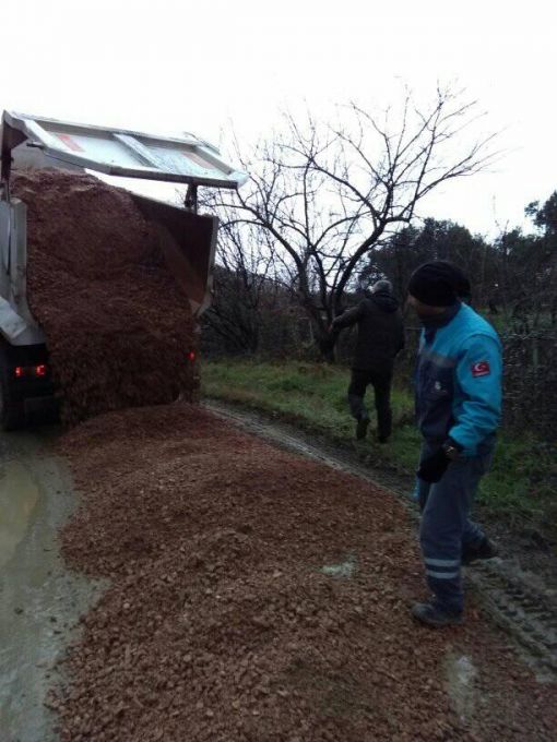  Turan Köyü ova yolu  çalışması