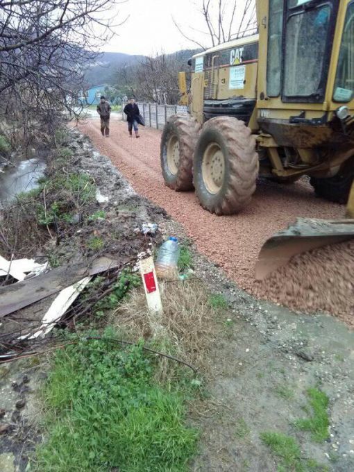  Turan Köyü ova yolu  çalışması