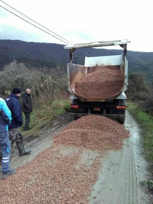  Turan Köyü ova yolu  çalışması