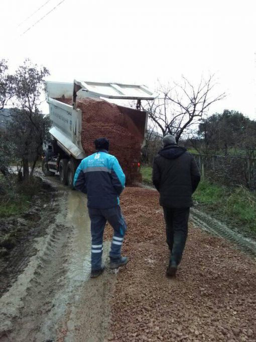  Turan Köyü ova yolu  çalışması