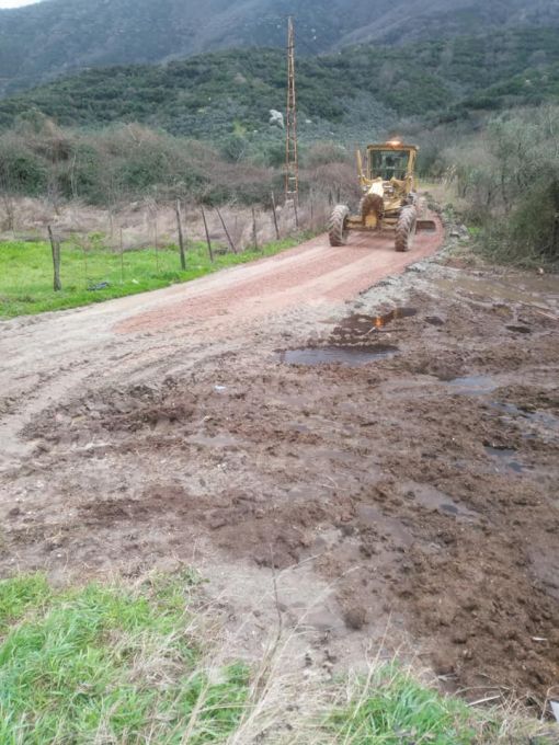  Turan Köyü ova yolu  çalışması