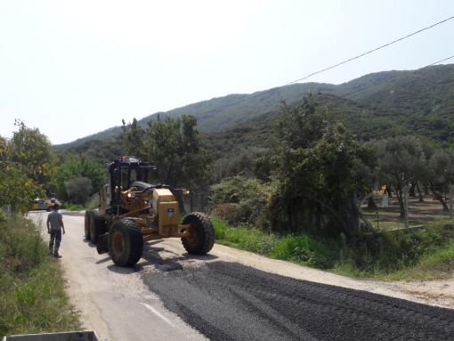  Turan Köyü yol ve asvalt çalışması