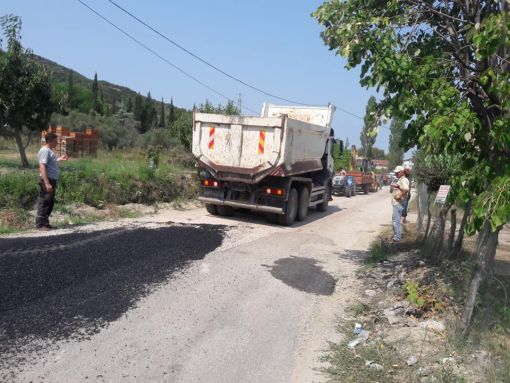  Turan Köyü yol ve asvalt çalışması