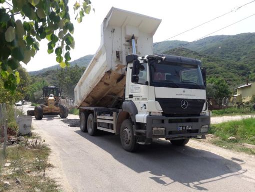  Turan Köyü yol ve asvalt çalışması